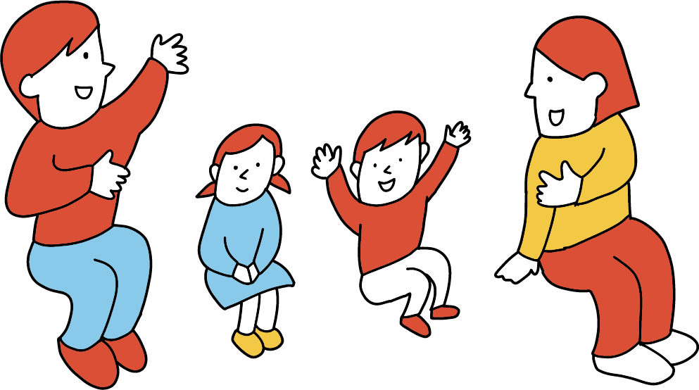 家族のイラスト
